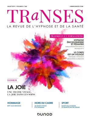 cover image of Transes n°8--3/2019 Joie